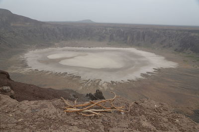 Mountain in the antique kingdom of saudi arabia