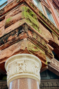 Low angle view of ornate building