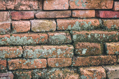 Full frame shot of stone wall