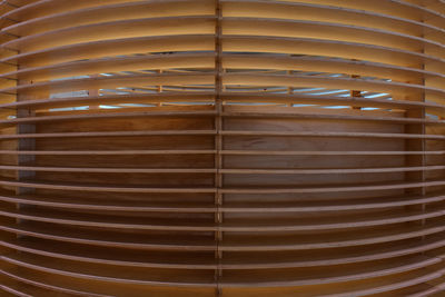 Detail shot of blinds