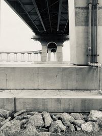 Low angle view of bridge