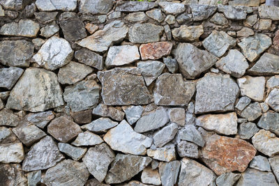 Full frame shot of stone wall