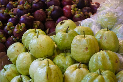 Full frame shot of fruits at market stall