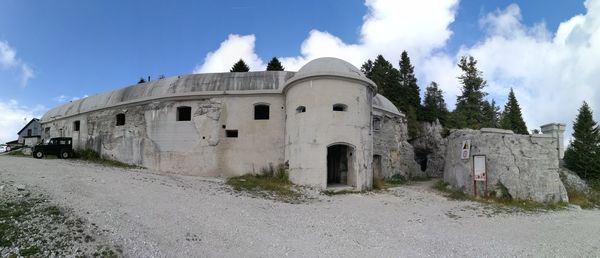 View of old building against sky