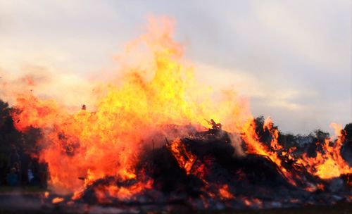 Smoke emitting from smoke