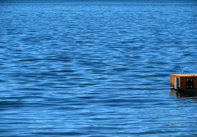 Full frame shot of blue lake