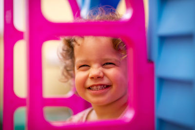 Portrait of smiling girl