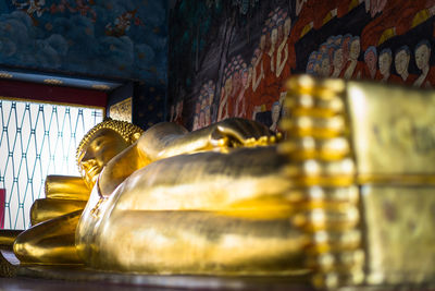 Statue of buddha in temple