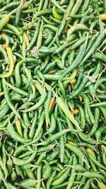 Full frame shot of vegetables for sale at market