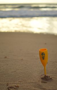 View of sandy beach