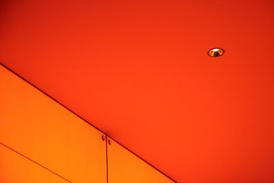 Full frame shot of orange wall