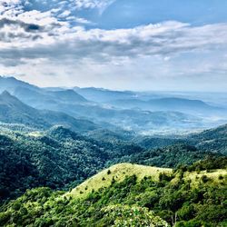 Scenic view of landscape against sky