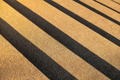 Full frame shot of zebra crossing