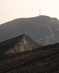 Scenic view of mountain against sky