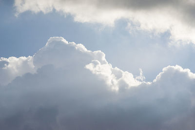 Low angle view of clouds in sky