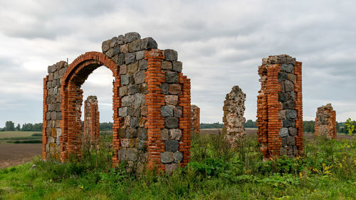 Old ruins against sky