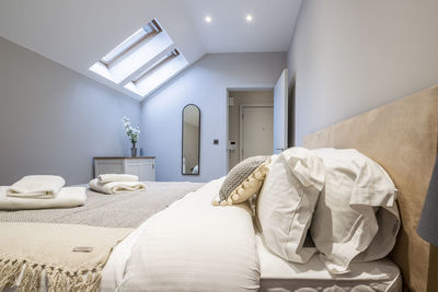 Interior of bedroom at home