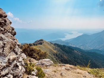 Lake orta from mazzoccone