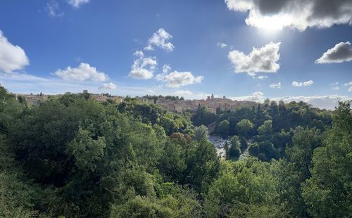 Panoramic view of landscape against sky