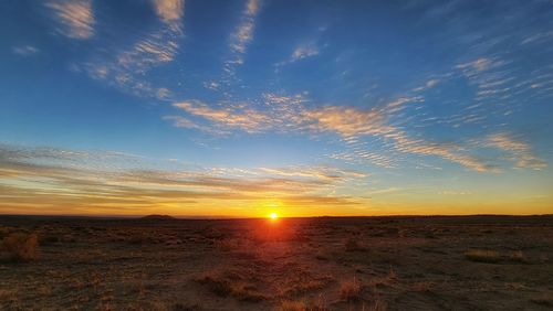 Scenic view of sunset