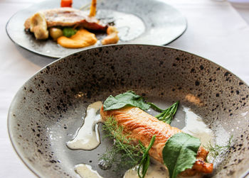 Close-up of food in plate