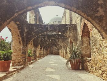 Interior of old building