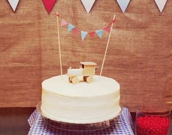 Full frame shot of red candles on table