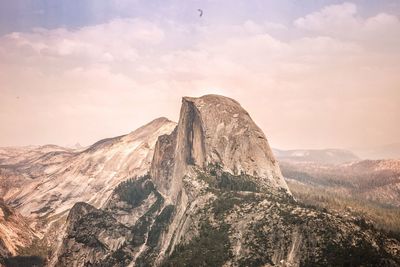 View of mountain range against the sky