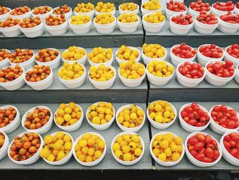 Close-up of fruits for sale in market