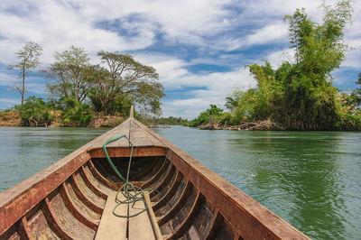 Boat on river