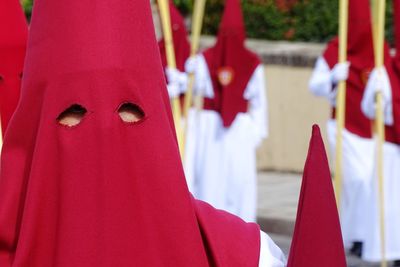 Nazarenos during semana santa