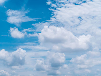 Low angle view of clouds in sky