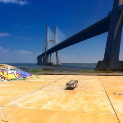 View of bridge against sky