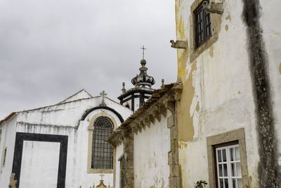 Low angle view of building against sky