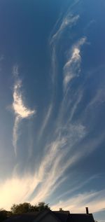 Low angle view of sky