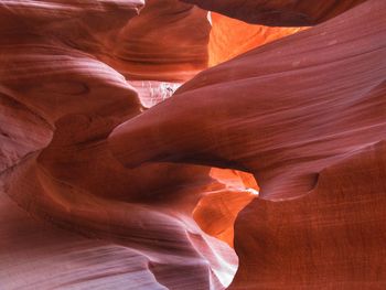 Rock formation in desert