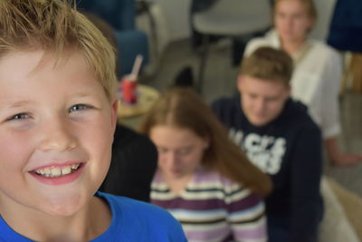 Portrait of smiling boy