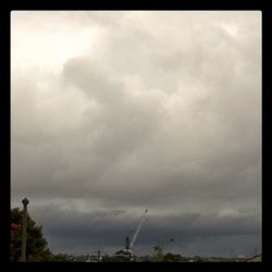 Low angle view of cloudy sky