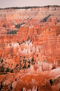 View of rock formations