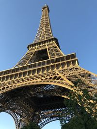 Low angle view of tower against sky