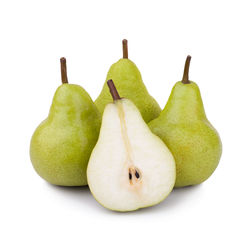 Close-up of apple against white background