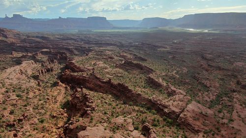 Aerial view of landscape