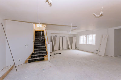 Interior of abandoned house