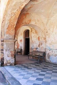 Interior of historic building