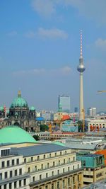 View of cityscape against sky