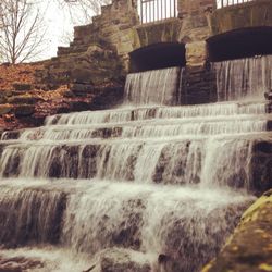 River flowing through rocks