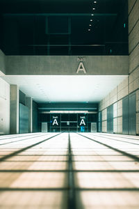 Interior of building