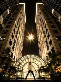 Low angle view of modern building