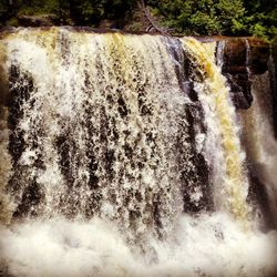 View of waterfall