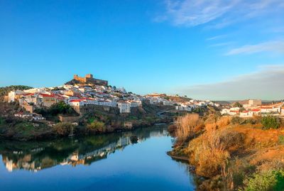 Mértola village reflected